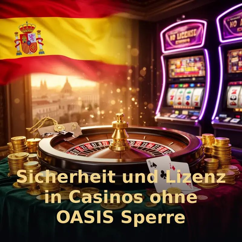 Sicherheit und Lizenz in Casinos ohne OASIS Sperre